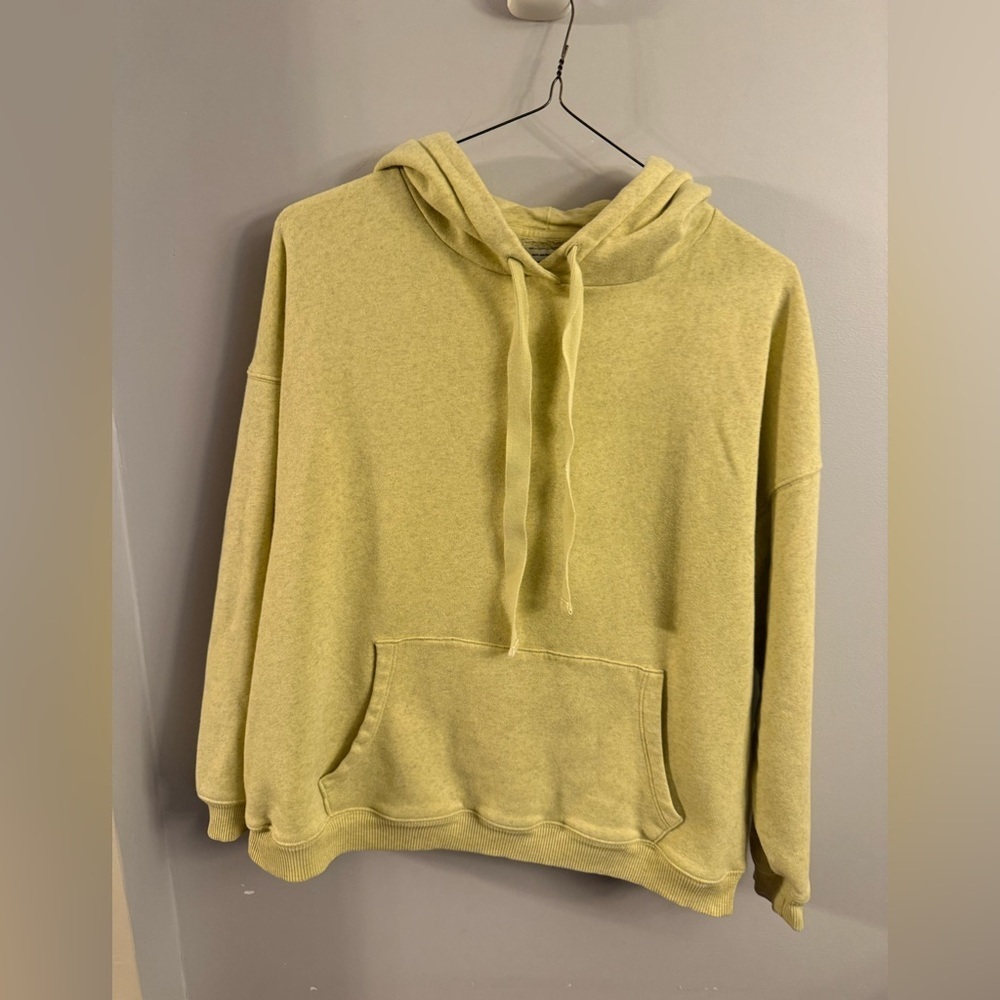 American Eagle Ahh-Mazingly Soft Yellow Hoodie Pullover Cozy Sweatshirt
